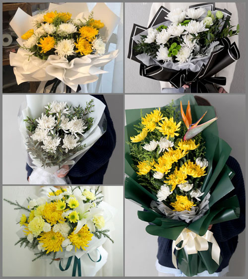 广东广州市白云区钟落潭镇白事花束代送